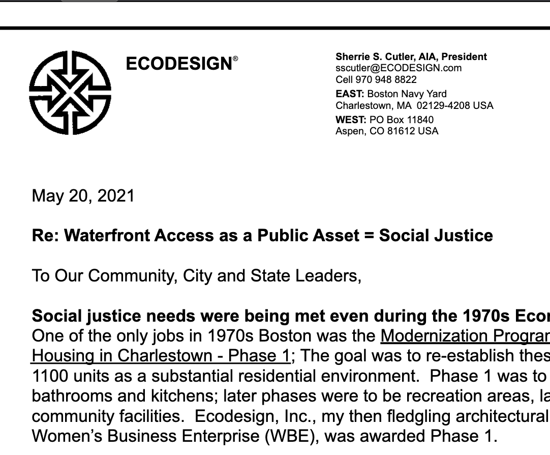 Waterfront Access as a Public Asset = Social Justice